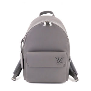 Louis Vuitton Aerogram Takeoff Backpack Rucksack Leather Gray